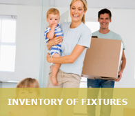 INVENTORY OF FIXTURES 